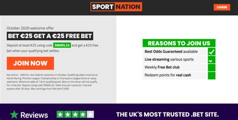 sportnation new customer offer|sportnation bet.
